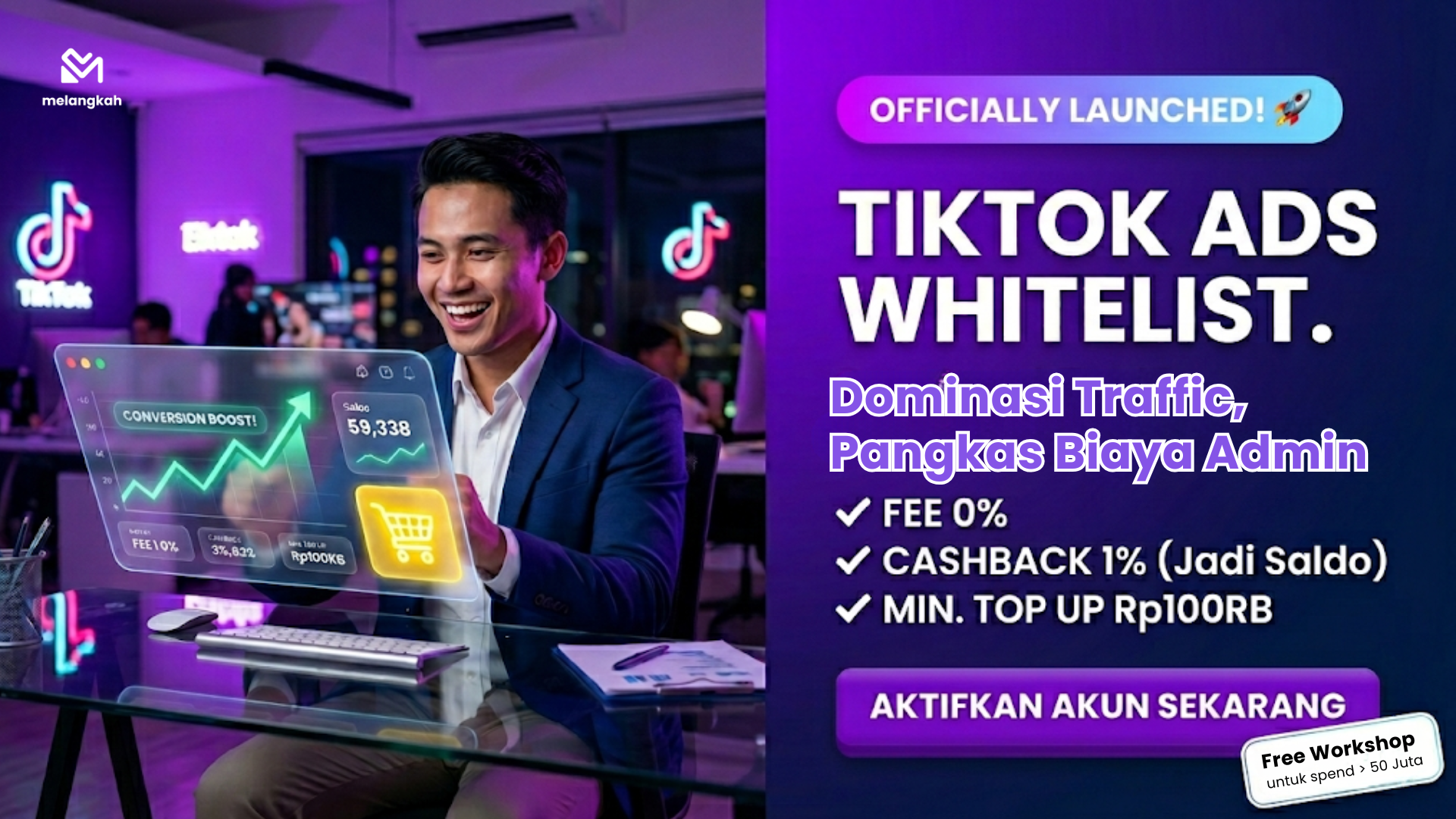 TikTok Ads Whitelist Banner
